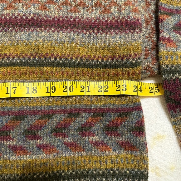 LANDS END Shetland 100% wool LARGE Sweater for LADIES made in United Kingdom - Picture 5 of 7